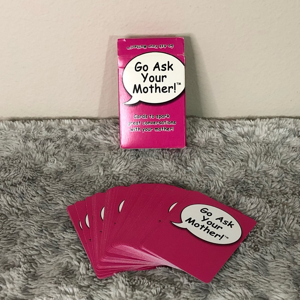 Go Ask Your Mother By Maura A Cassidy 2003 Card Game Thought Provoking Starters